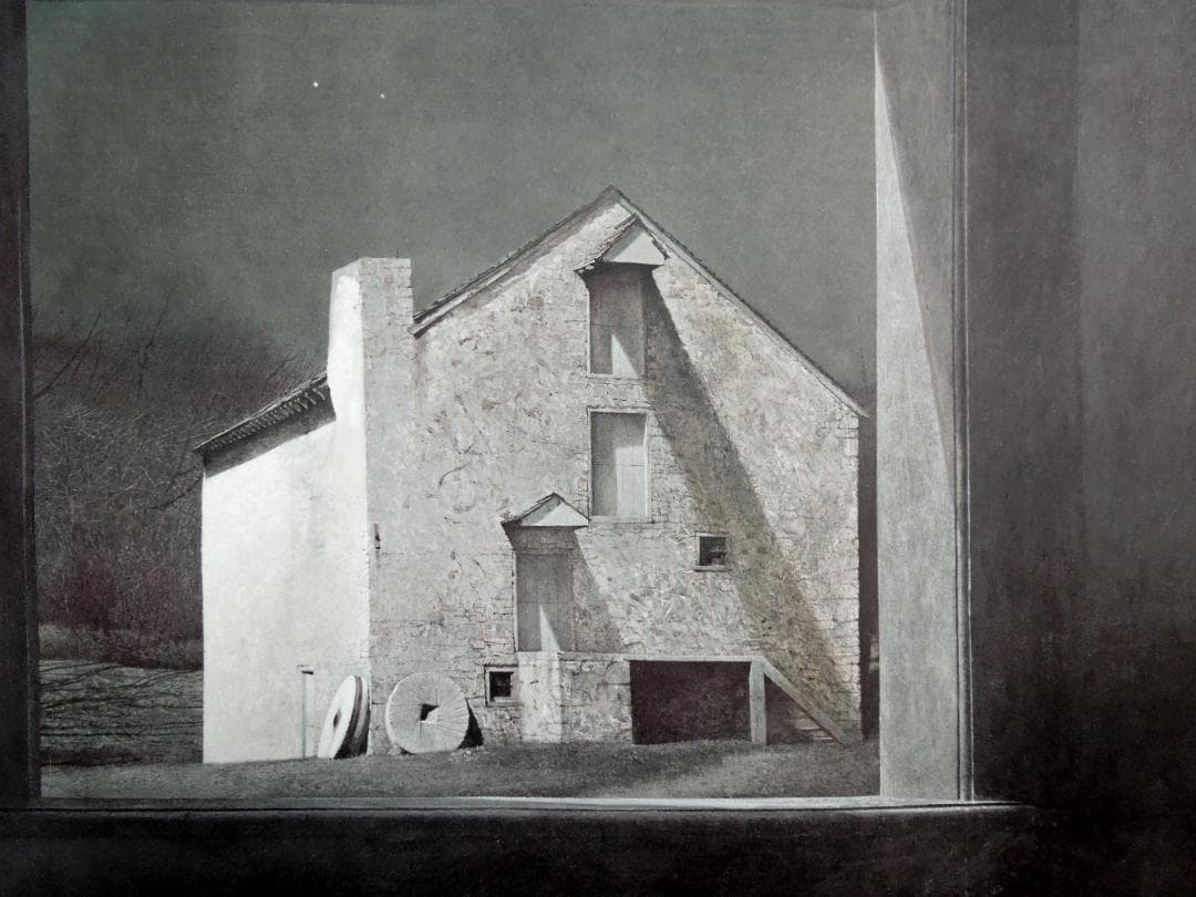 レア　210万円　真作　アンドリュー・ワイエス　直筆サイン　アメリカ　写実主義