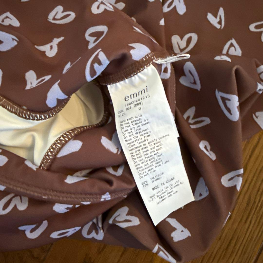 定価17630円 人気完売 emmi ハート柄 クブラトップ&レギンス セット