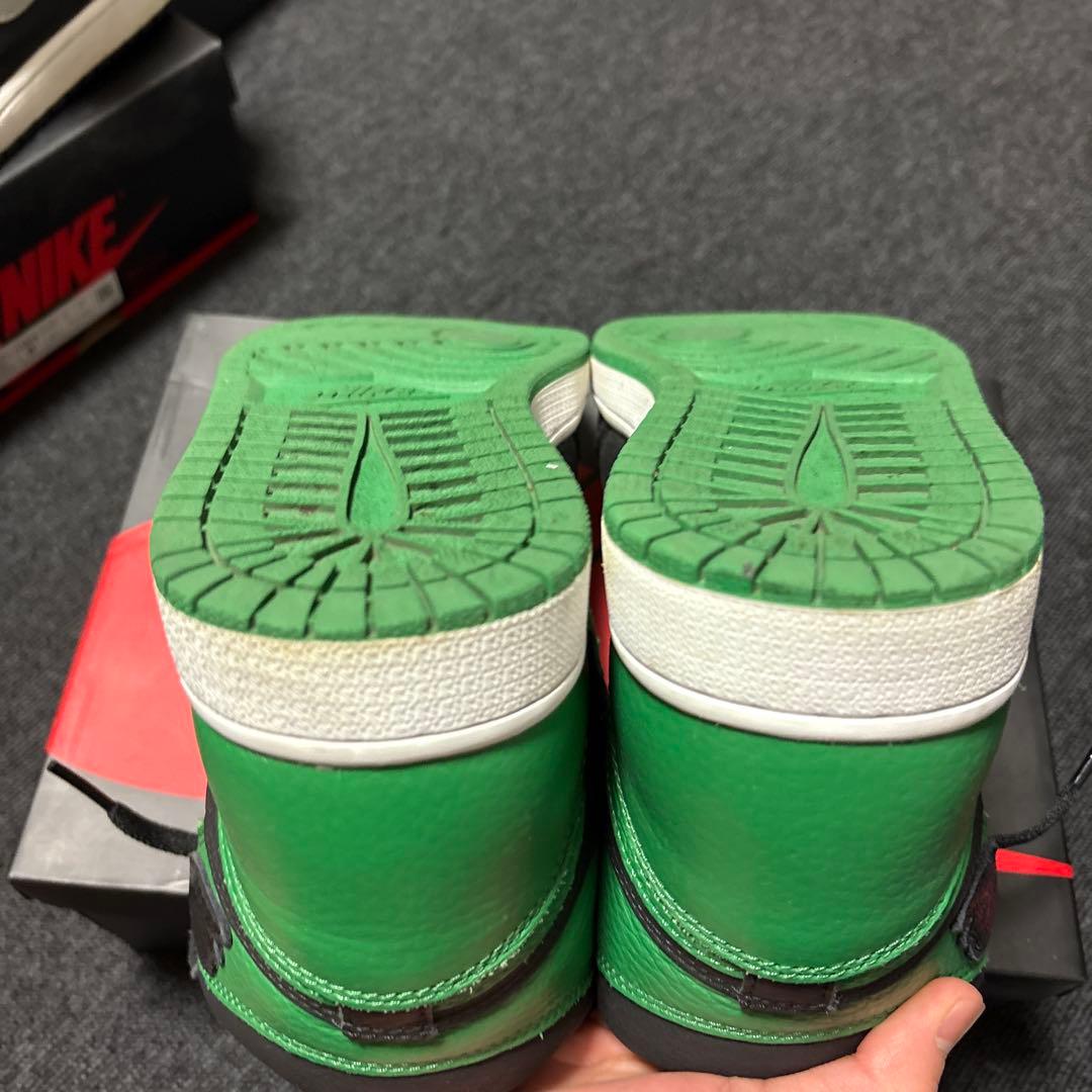 シューズ(男性用) AJ1 Retro High OG \"Black/Pine Green\"