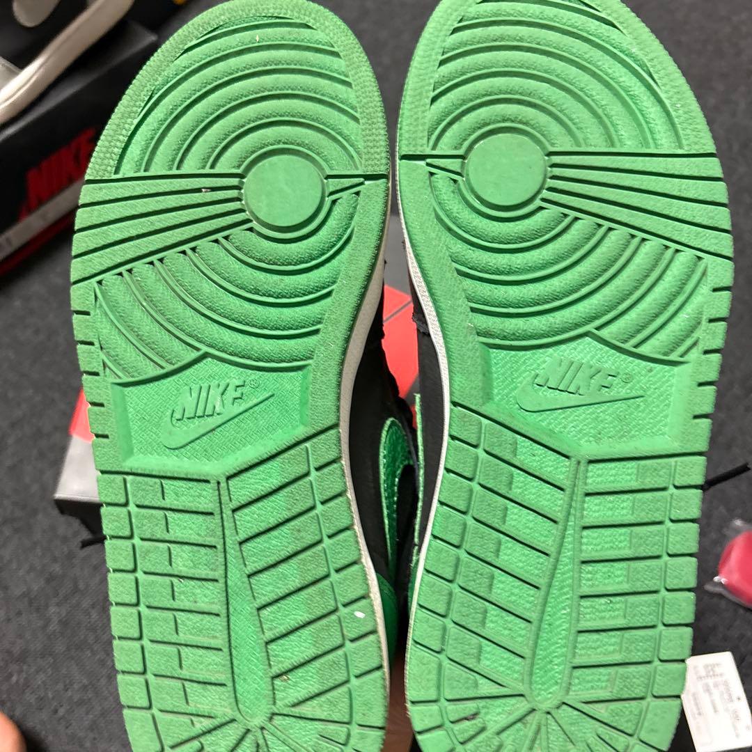 シューズ(男性用) AJ1 Retro High OG \"Black/Pine Green\"