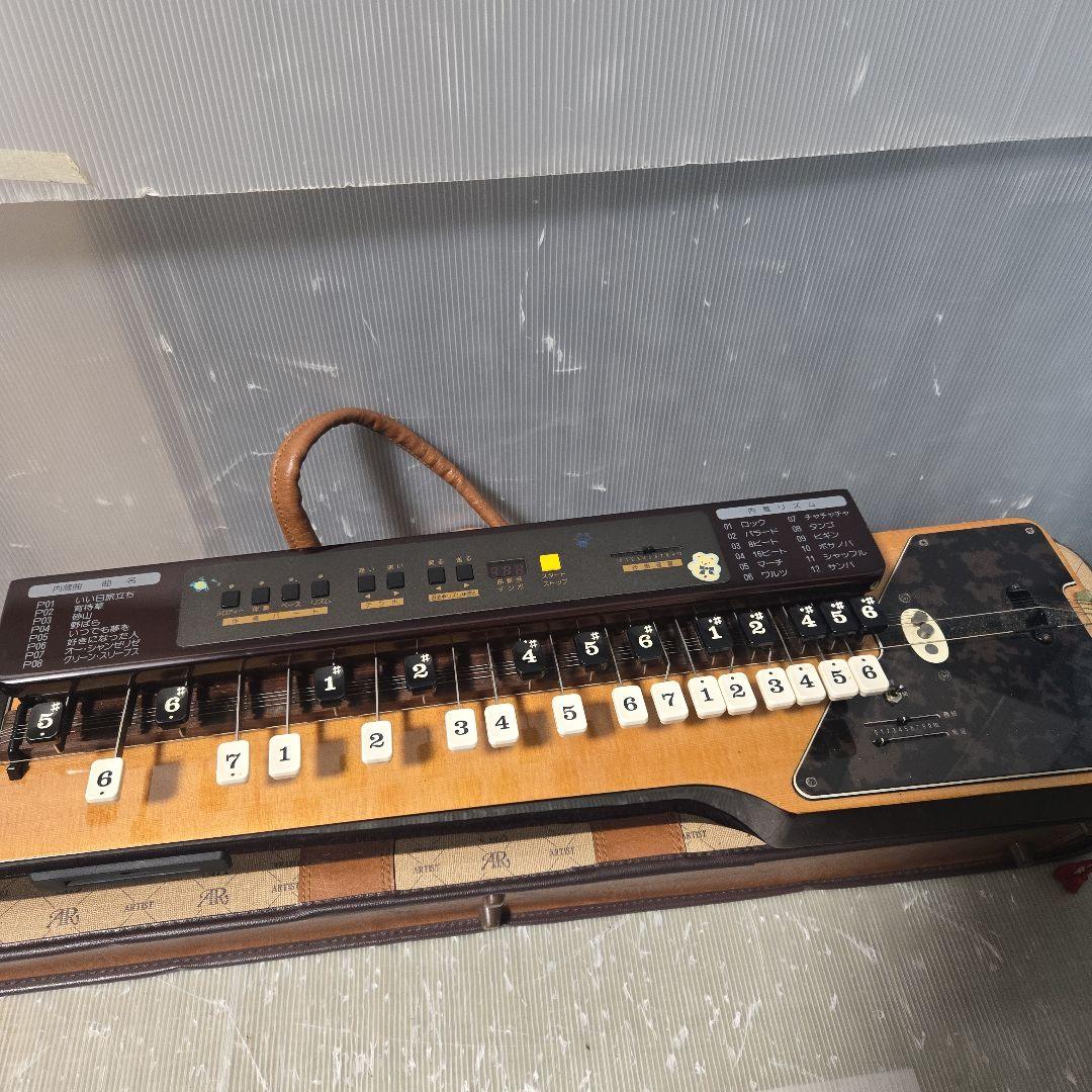 SUZUKI スズキ 電気大正琴TES-150 山びこ 6弦 琴 (動作確認済)