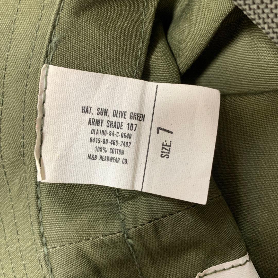 アメリカ軍　実物　米軍　ブーニーハット　ジャングルファティーグ　M-65 帽子