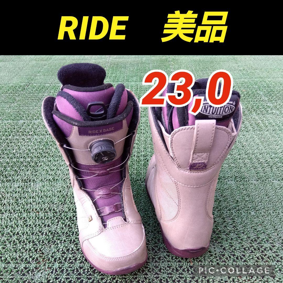 美品 RIDE 23,0 B0A/ BURTON K2 FLUX SALOMON