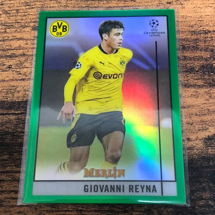 2020-21 Topps MERLIN Giovanni Reyna グリーン