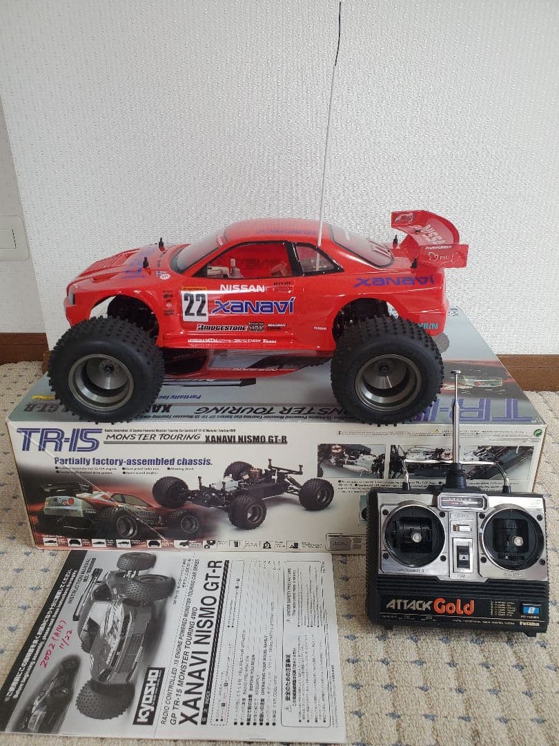 京商　XANAVI　NISMO ザナヴィニスモ　ラジコンカー GTR 4WD