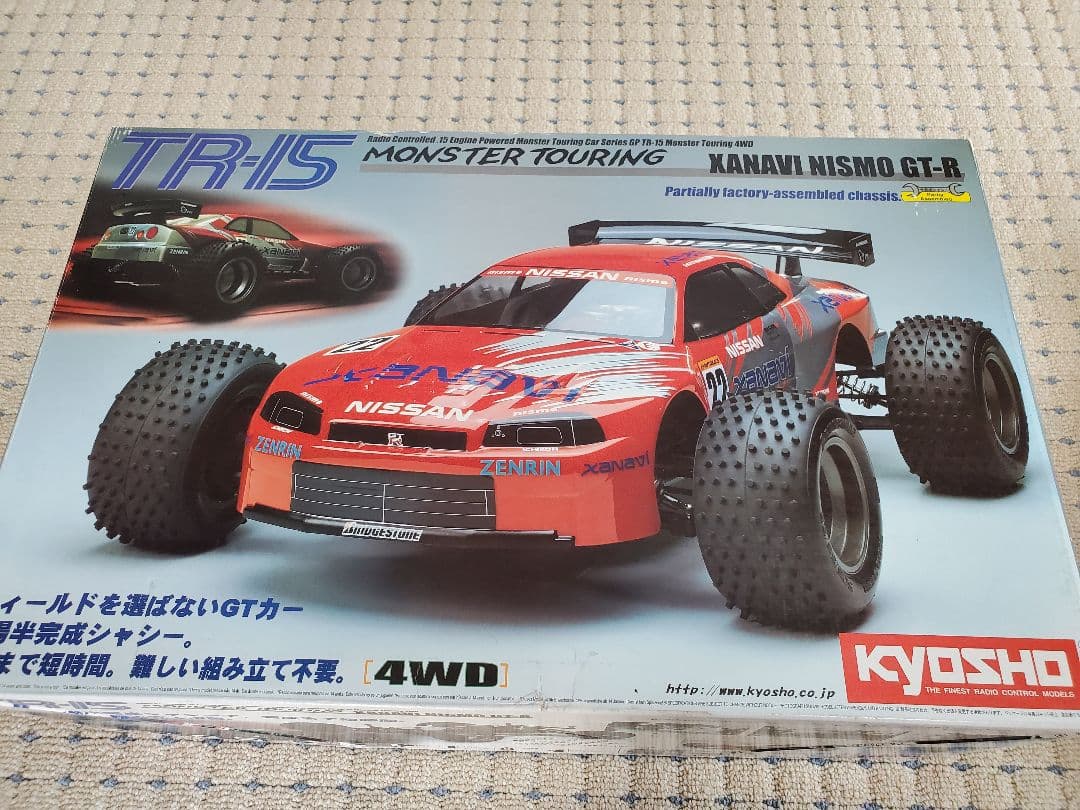 京商　XANAVI　NISMO ザナヴィニスモ　ラジコンカー GTR 4WD