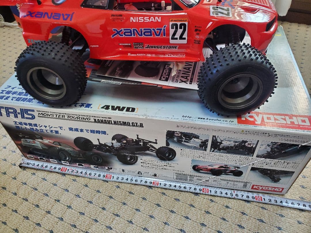 京商　XANAVI　NISMO ザナヴィニスモ　ラジコンカー GTR 4WD