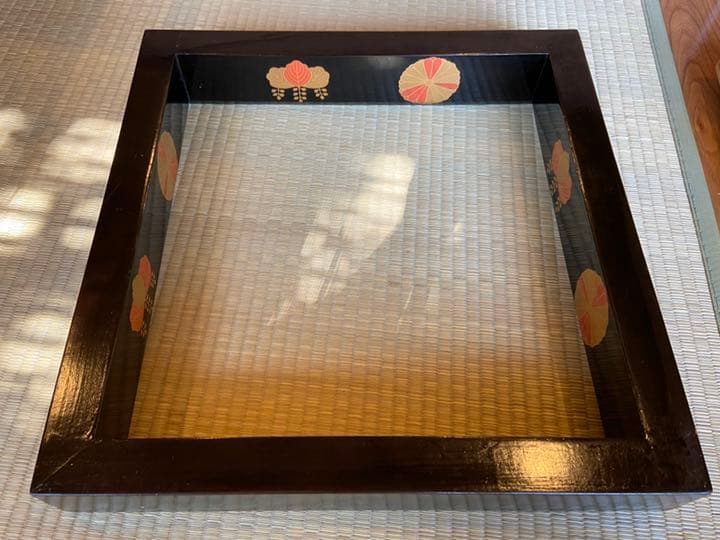 茶道具　久世宗春作　高台寺蒔絵炉縁　共箱　M128