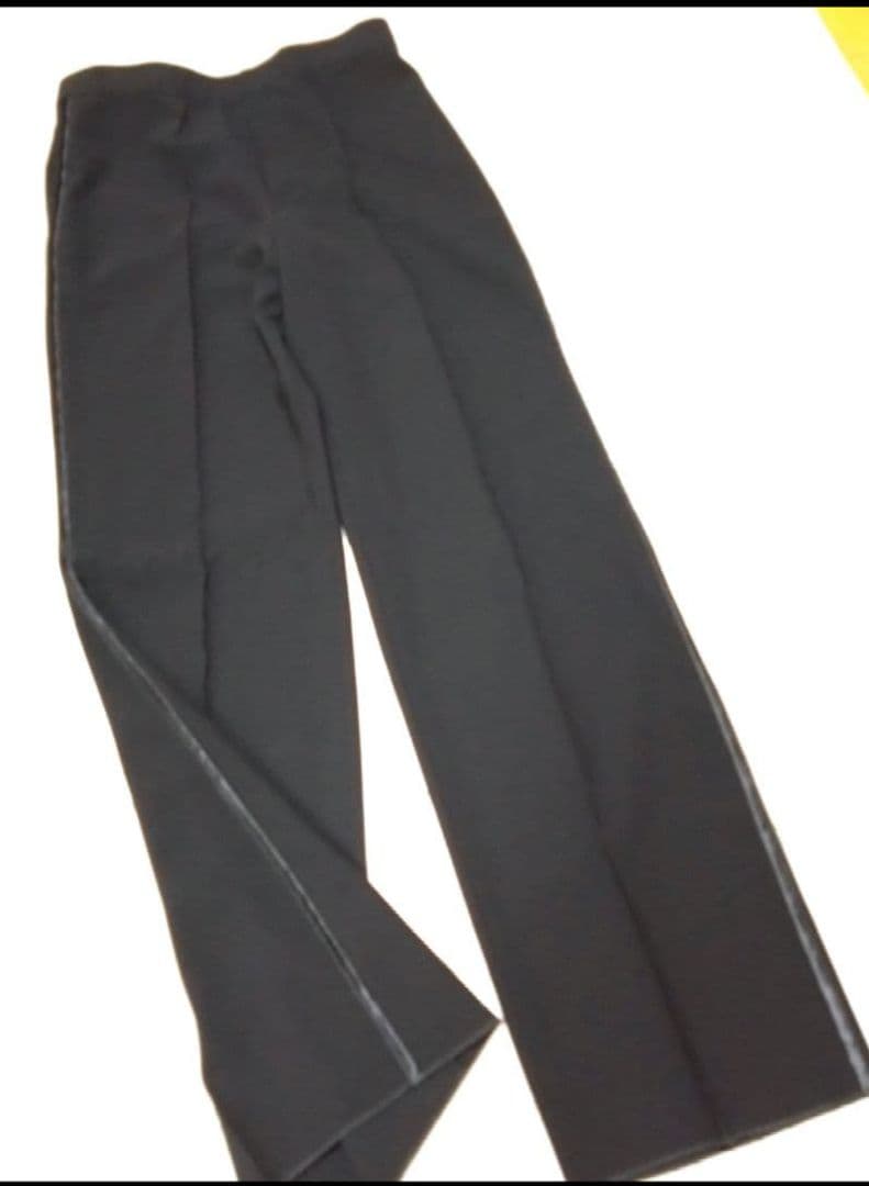 SALE☆チャコット　社交ダンス　W82 スラックス　側章　黒 　衣装