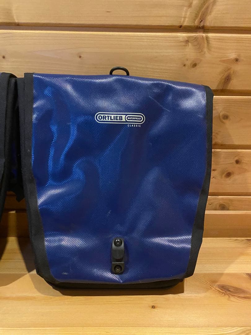 【美品】ORTLIEB クラシック　パニアバッグ ペア 40l /ブルー