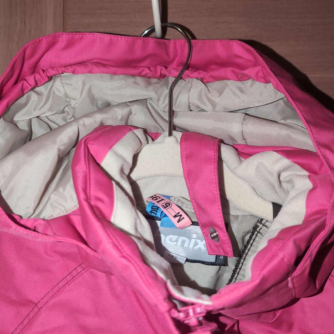 phenix キッズスキーウェア上下セット130cm 花柄 ジャケット+パンツ