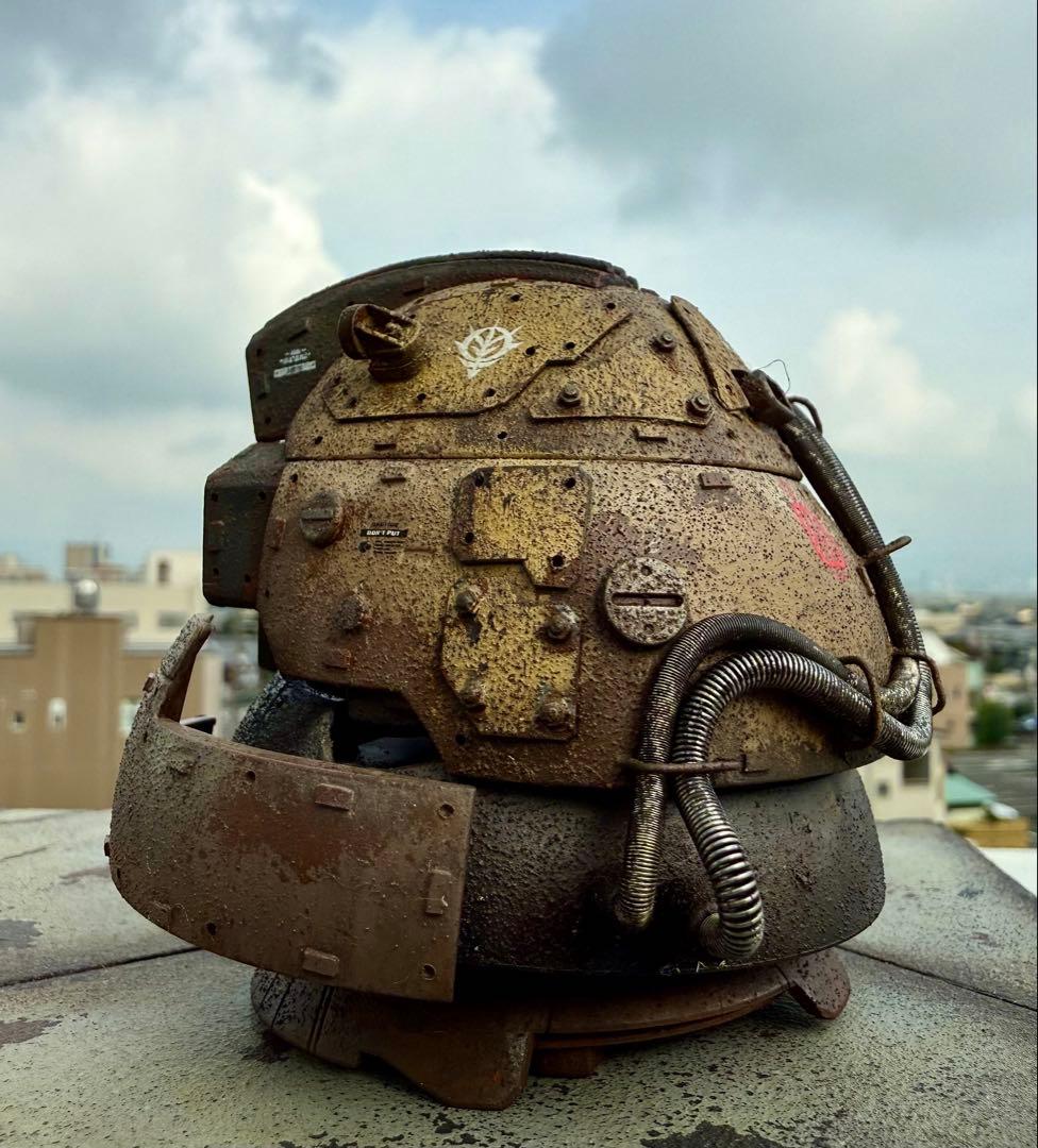 EXCEED MODEL ドムヘッド　サンドカラー　現地改修　塗装完成品