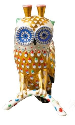 クラウス・ハーパニエミ KLAUS HAAPANIEMI フクロウ陶器製オブジェ