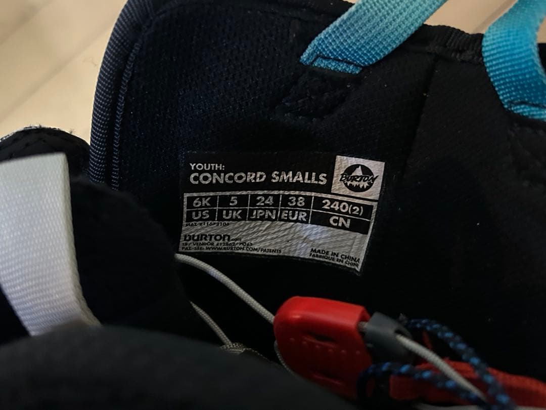 BURTON　バートン　スノーブーツ　CONCORD　SMALLS　24cm