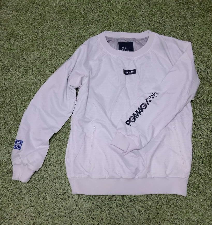 パーリーゲイツ　スニードジャック　蓄熱　ホワイト　マイクロシャドーチェック