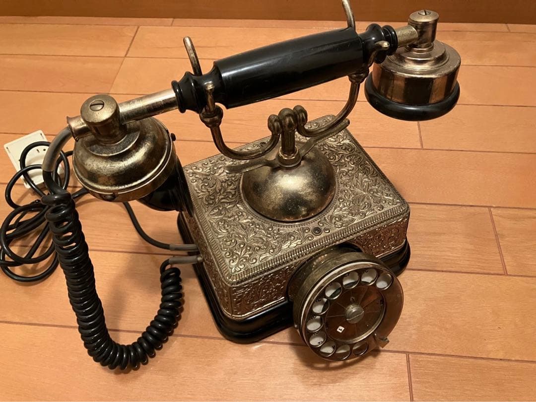 超レア！　アンティークテレフォン　ダイヤル式