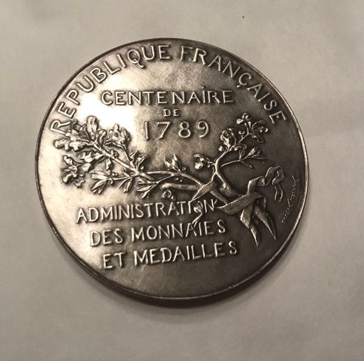 Exposition Universelle 1889 銀貨