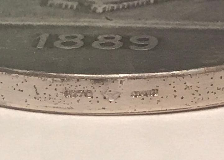 Exposition Universelle 1889 銀貨