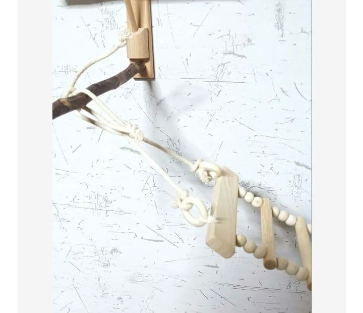 4　吊り橋　はしご　止まり木　バードトイ　鳥　インコ　小動物