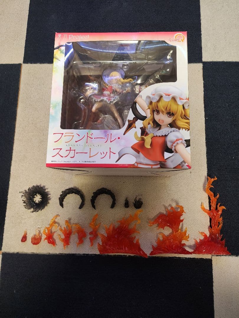 東方Project　キューズQ　フランドール　フィギュア　魂エフェクト炎セット