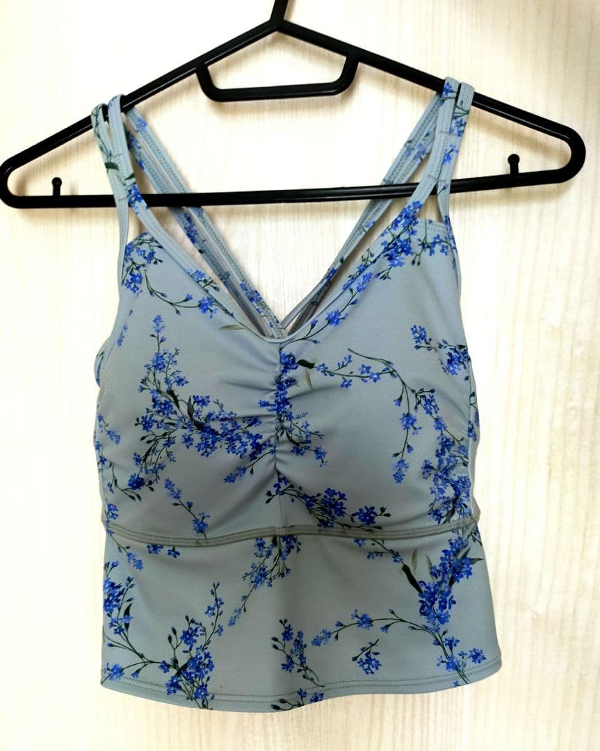 【24h以内発送可】新作ヨガウェア忘れな草Sサイズ