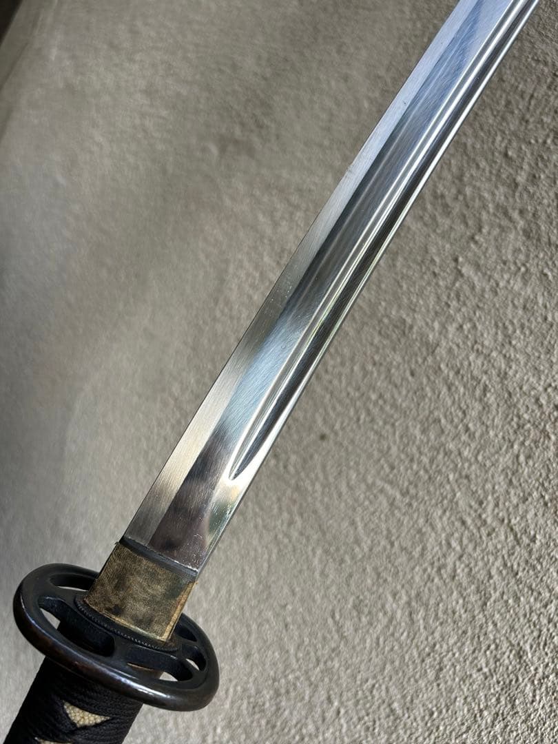 居合刀　模造刀　鮫鞘　模擬刀　太刀　日本刀　鍔　　拵え　全長約105.5cm