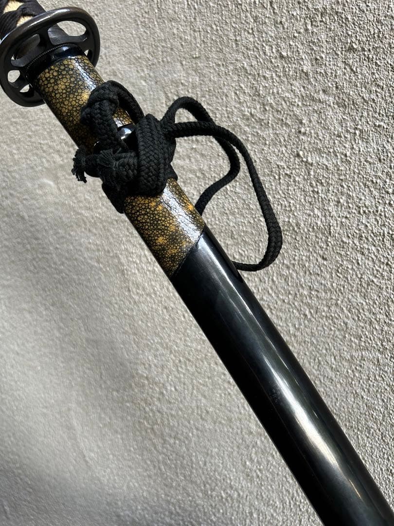 居合刀　模造刀　鮫鞘　模擬刀　太刀　日本刀　鍔　　拵え　全長約105.5cm