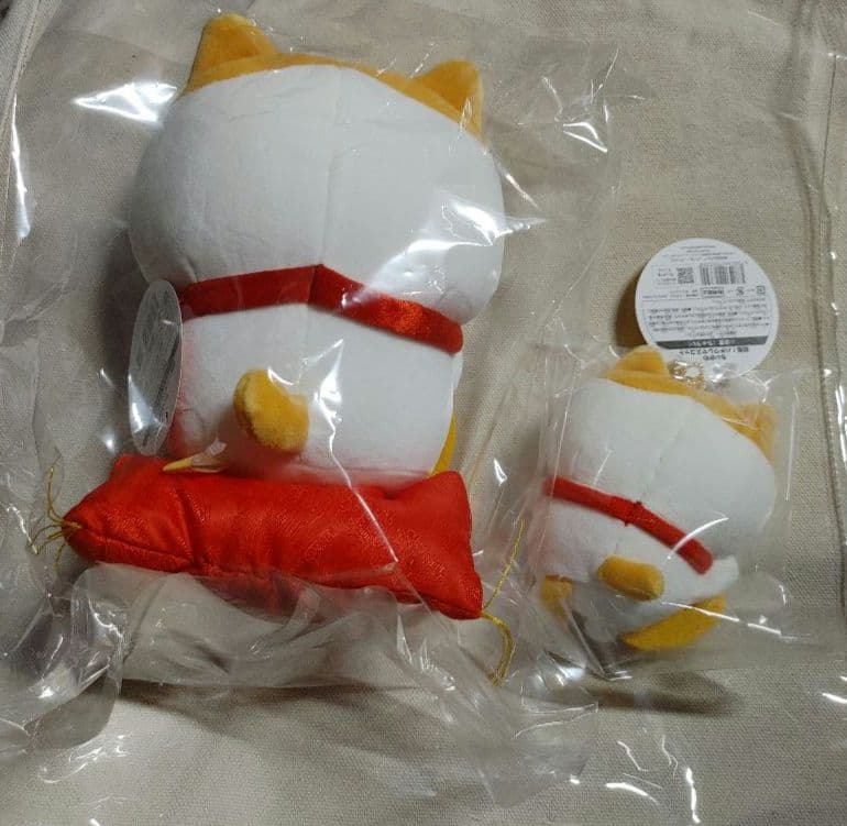 ハチワレ 招福 ぬいぐるみS.マスコットセット 新品未開封