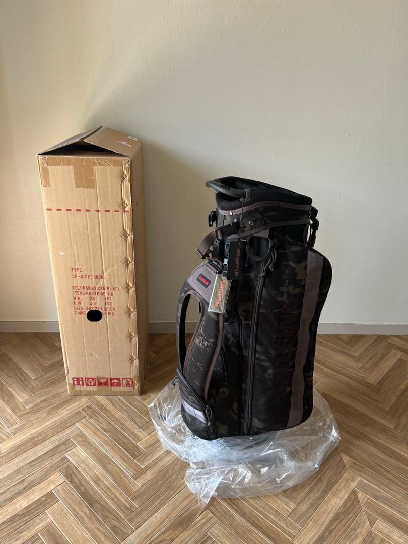 新品CR-4#03マルチカモブラックBRIEFINGキャディバッグ79,200円
