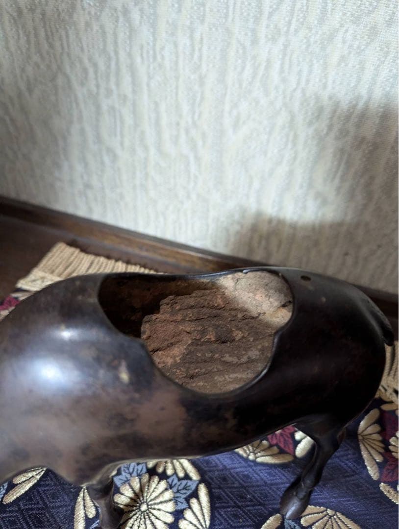 中国美術 唐物 古銅 高士騎鹿 のったり香炉 寿老人形香炉・寿星騎鹿香薫炉