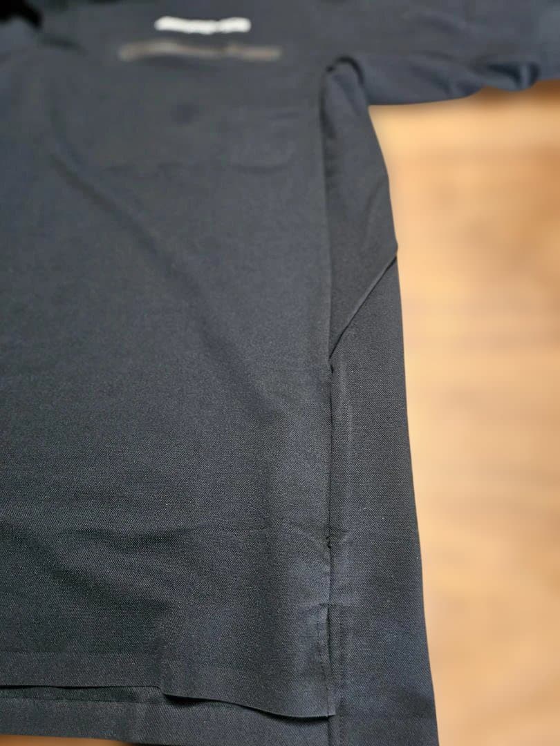 AMG DESCENTE ブラックポロシャツsizeXL