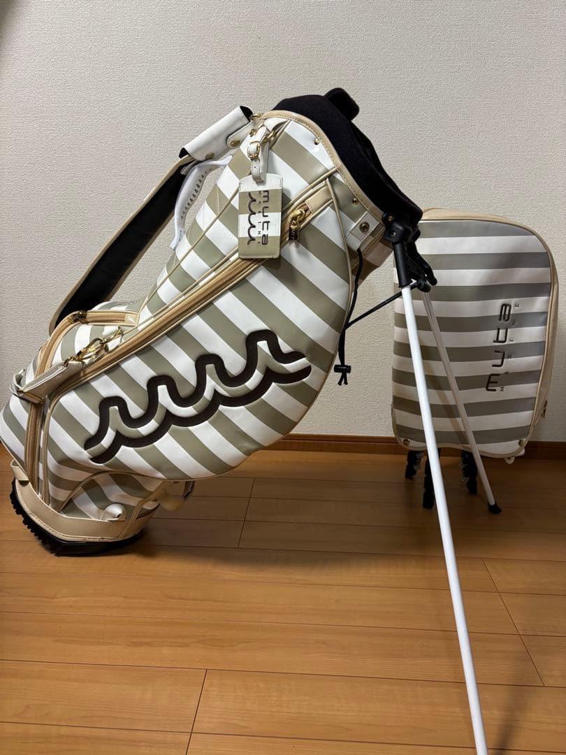 【muta MARINE 】ムータマリン ボーダー キャディバッグ 男女兼用