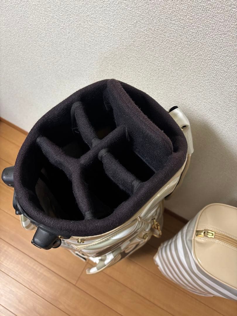 【muta MARINE 】ムータマリン ボーダー キャディバッグ 男女兼用