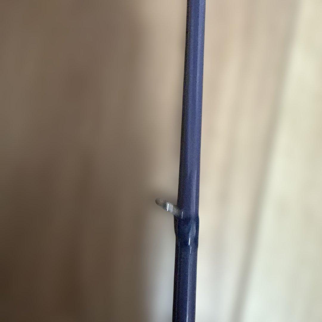 ヘラ竿をヘチ竿に改造2.5m