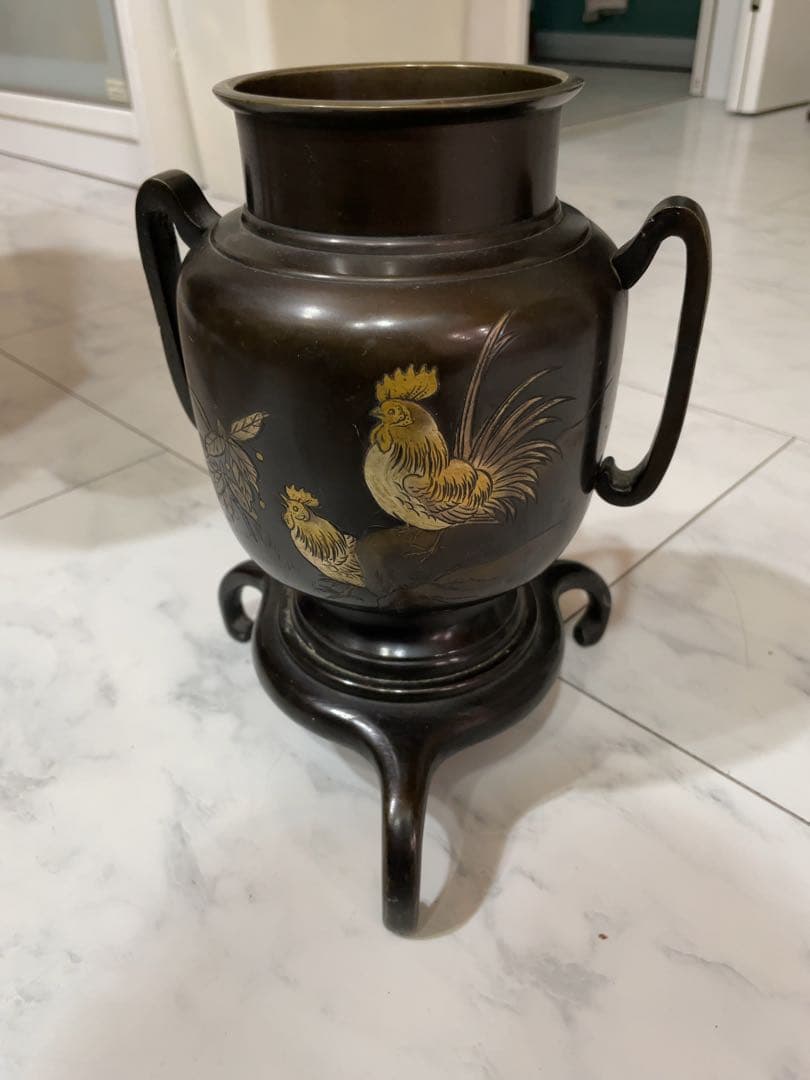 花器 金属 花入れ インテリア 花瓶