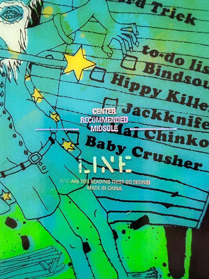 LINE スキー板　ビンディング　ケース　3点セット