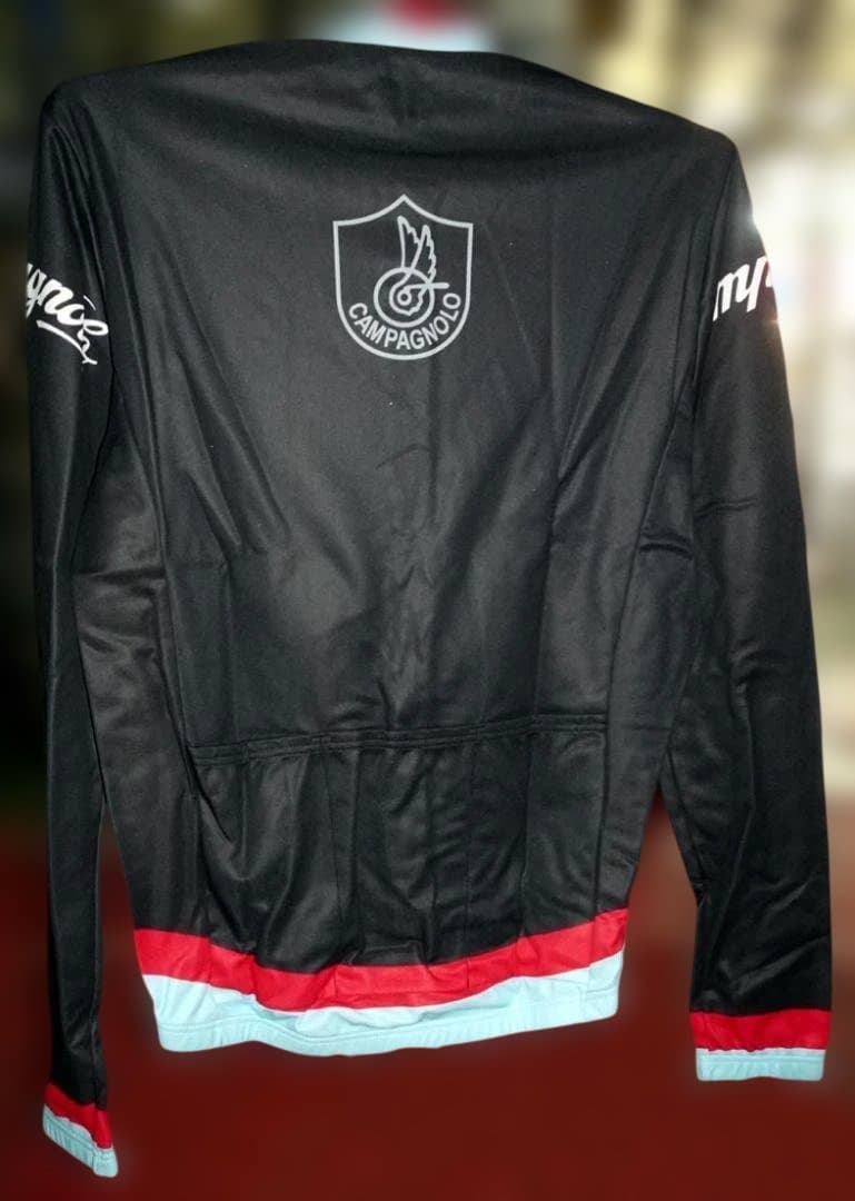 カンパニョロ　Ｃ８０９　ヘリテイジ　ロングスリーブ・ジャージ　Ｍサイズ・ブラック