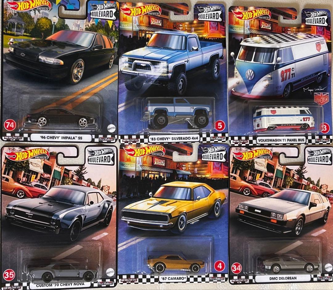 ホットウィール　ブールバード6台セット ③