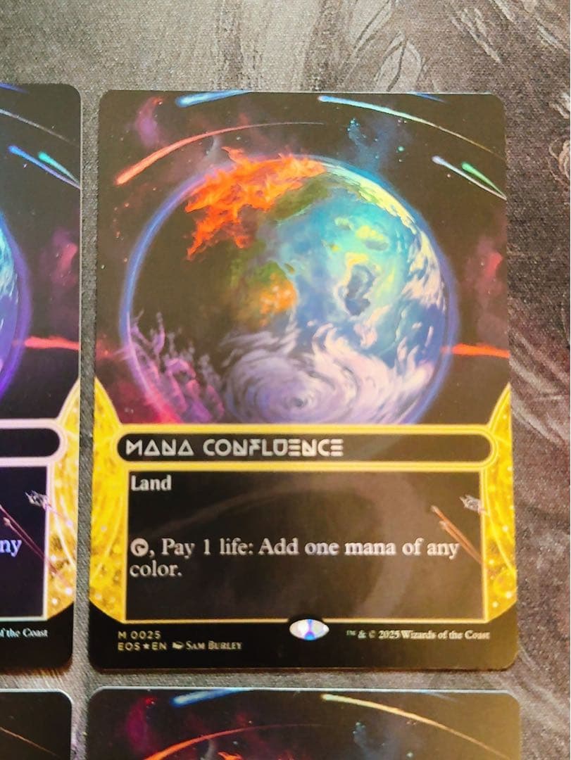 【foil】マナの合流点　英語　4枚セット