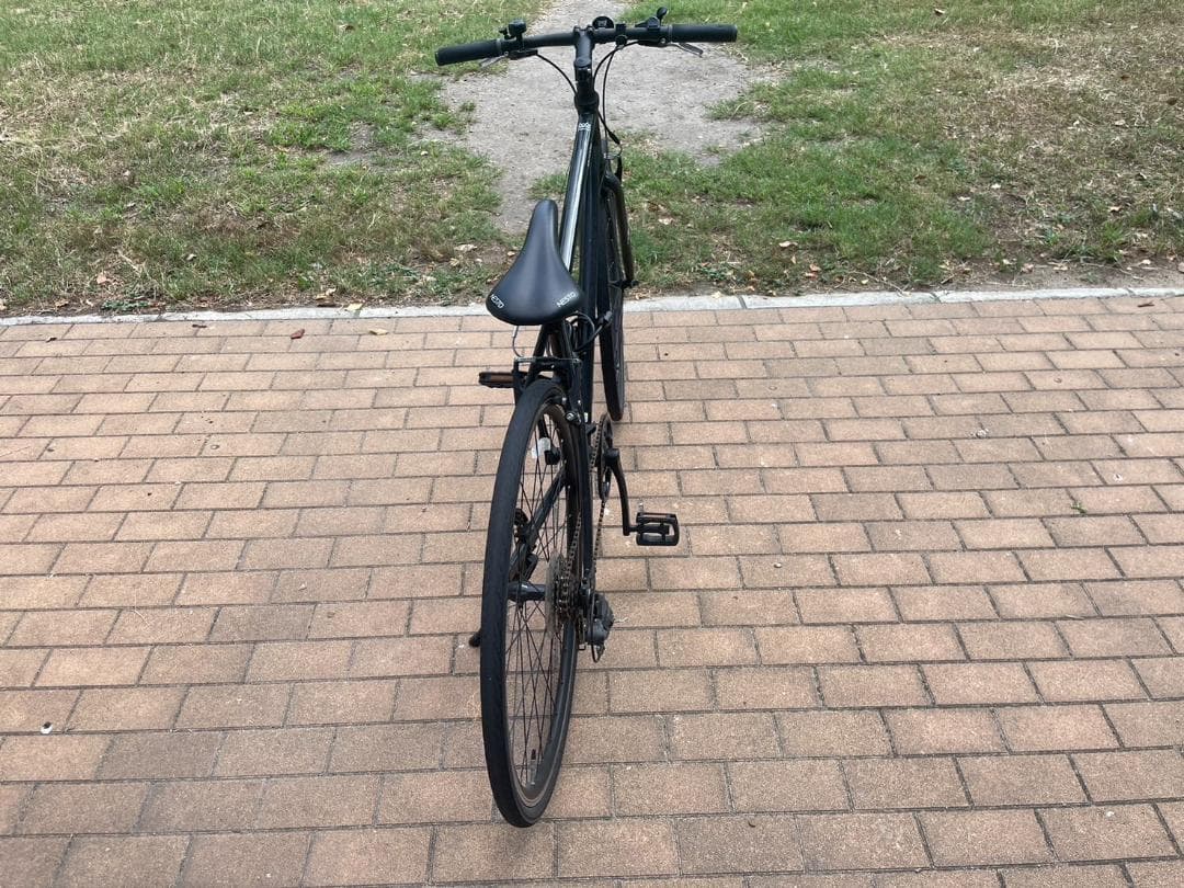 ブラック アルミロードバイク 700C