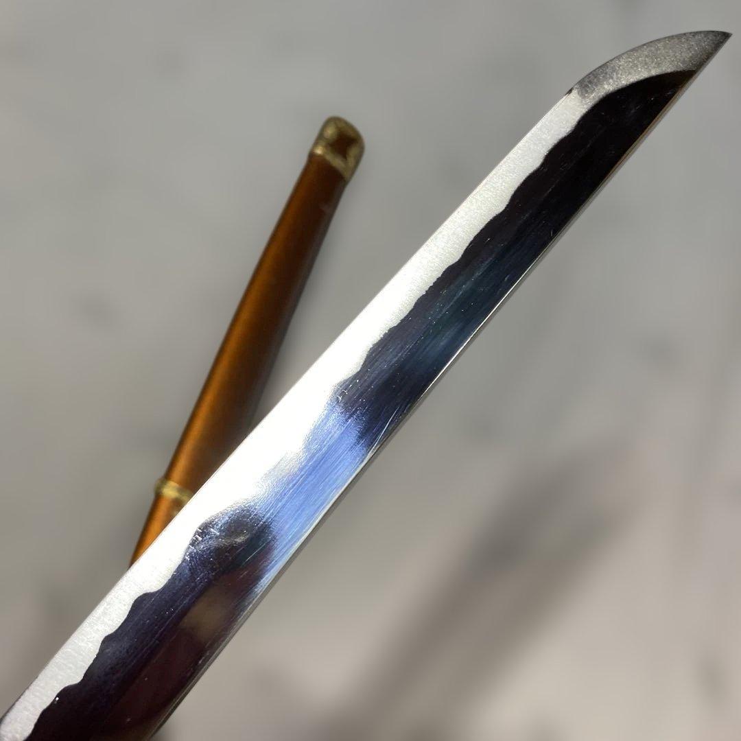 模造刀 太刀 金茶柄 太刀造鍔 太刀造り梨地呂鞘