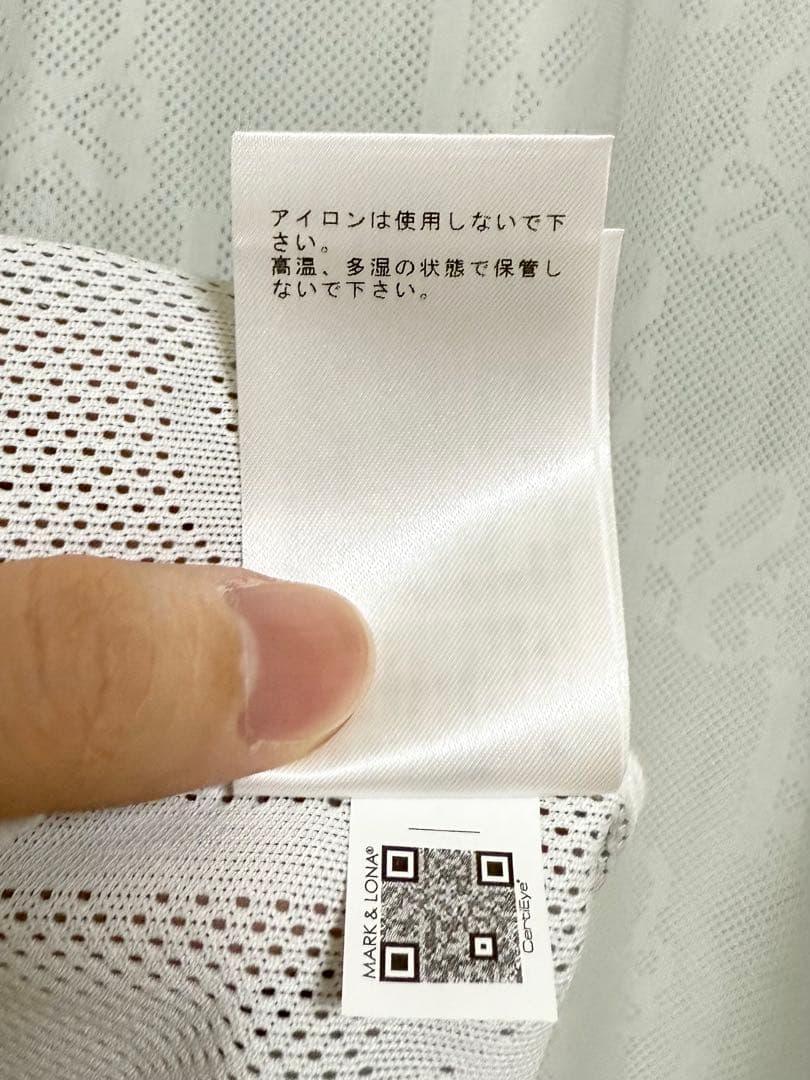 マーク＆ロナ モックネック メッシュ Tシャツ 46