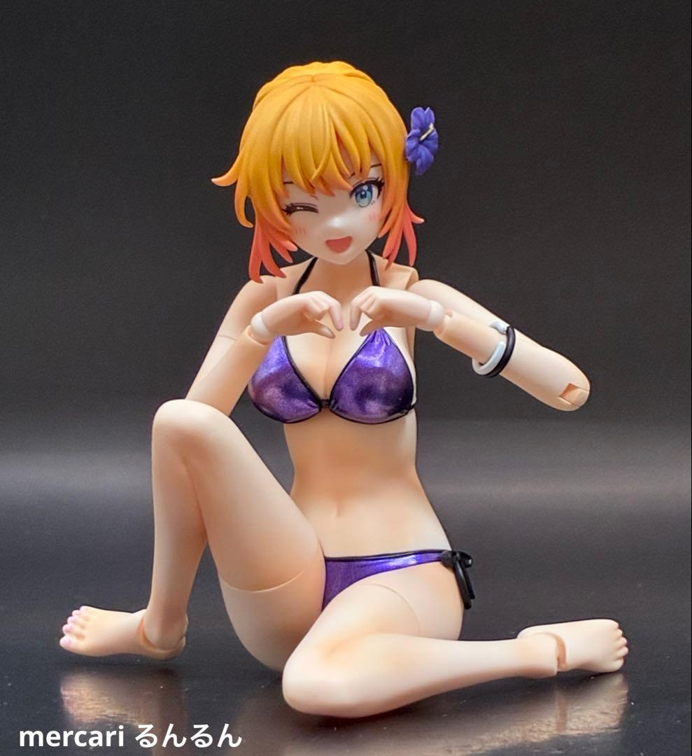 創彩少女庭園 佐伯リツカ水着ヘアアレンジver 喜多川海夢カラー塗装完成製品