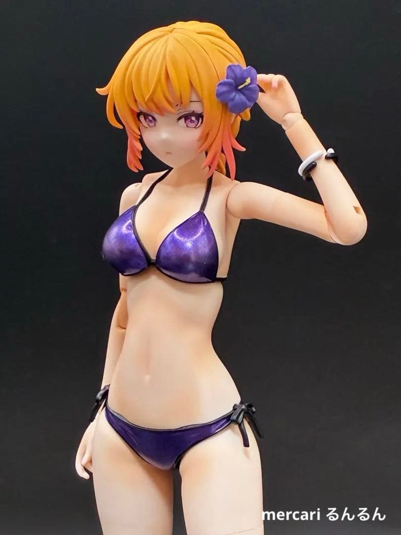 創彩少女庭園 佐伯リツカ水着ヘアアレンジver 喜多川海夢カラー塗装完成製品
