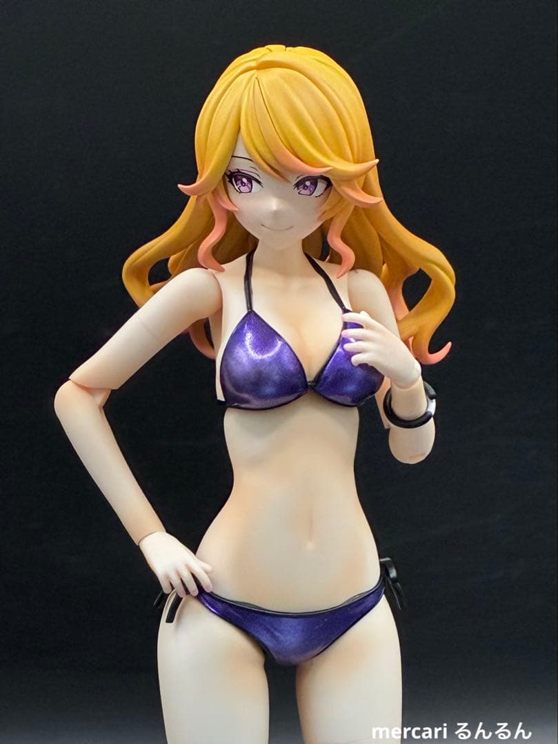 創彩少女庭園 佐伯リツカ水着ヘアアレンジver 喜多川海夢カラー塗装完成製品