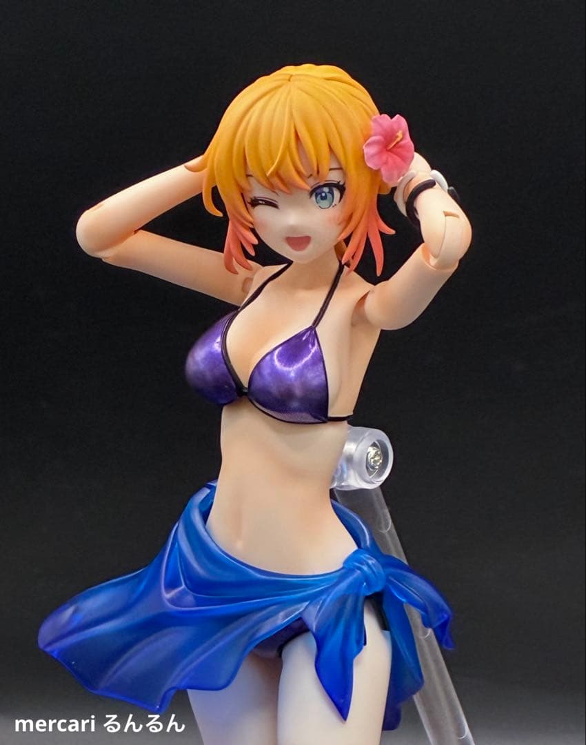 創彩少女庭園 佐伯リツカ水着ヘアアレンジver 喜多川海夢カラー塗装完成製品