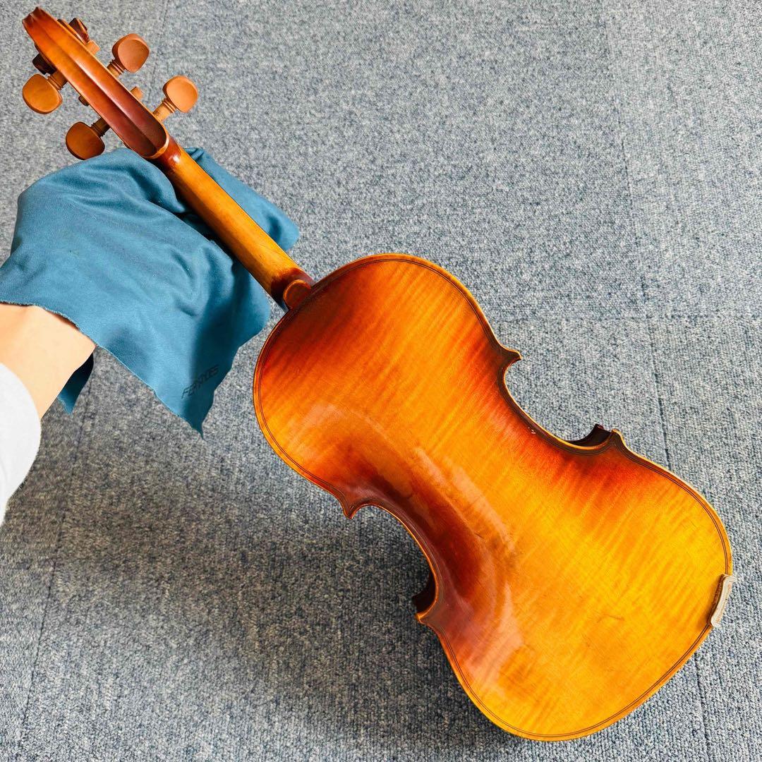 【試奏動画あり】SUZUKI バイオリン No.103裏板一枚板【弓・ケース付】