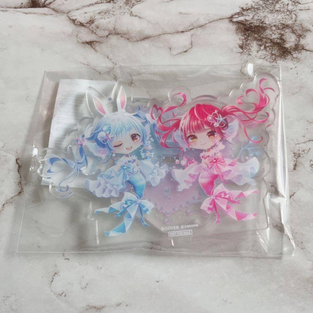 ホロライブ ぺこマリ ポケコロツイン アクリルスタンド 宝鐘マリン 兎田ぺこら