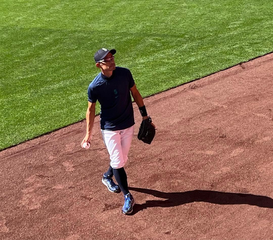 イチロー　投げ込みボール