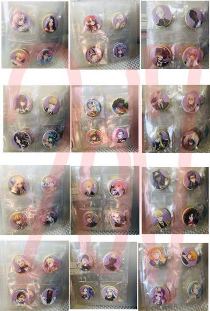 FGO fes 2017、2018 霊基召喚缶バッジ【ほぼ】フルセット